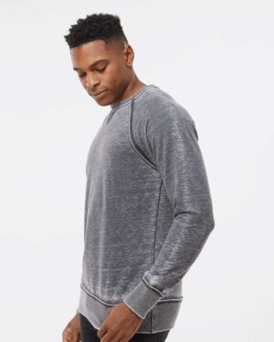J. America Men's Vintage Zen Fleece Crewneck Sweatshirt - Image 11