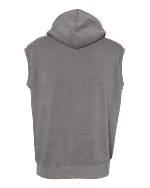 J. America Men's Triblend Sleeveless Hooded Sweatshirt - Image 8