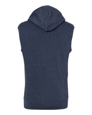 J. America Men's Triblend Sleeveless Hooded Sweatshirt - Image 20