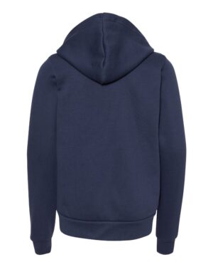 BELLA + CANVAS Youth Sponge Fleece Full-Zip Hoodie Sweatshirt - Image 23