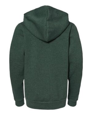 BELLA + CANVAS Youth Sponge Fleece Full-Zip Hoodie Sweatshirt - Image 14