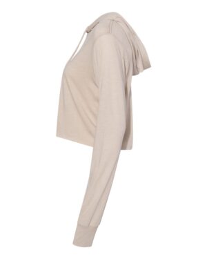 BELLA + CANVAS Women’s Triblend Crop Long Sleeve Hoodie Tee - Image 12