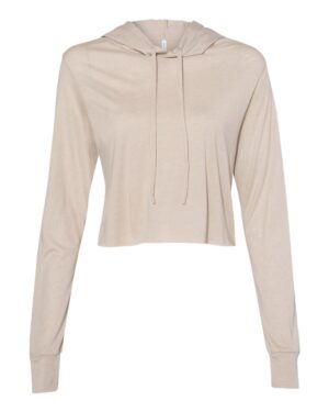 BELLA + CANVAS Women’s Triblend Crop Long Sleeve Hoodie Tee - Image 10