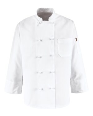 Chef Designs Ten Knot Button Chef Coat - Image 1