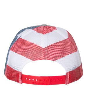 Richardson Printed Mesh Trucker Cap - Image 8
