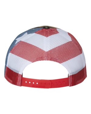 Richardson Printed Mesh Trucker Cap - Image 5