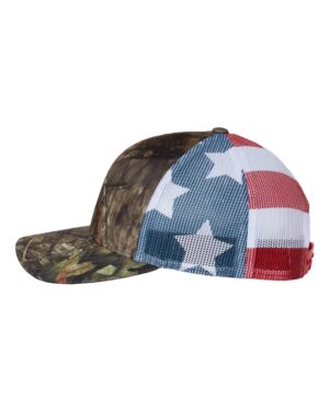 Richardson Printed Mesh Trucker Cap - Image 15