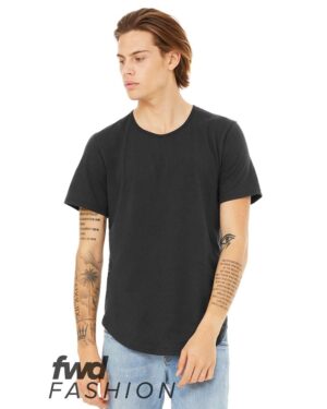 BELLA + CANVAS Men's Jersey Curved Hem Tee - Image 4