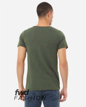 BELLA + CANVAS Unisex FWD Fashion Triblend Raw Neck Tee - Image 6