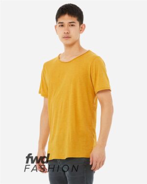 BELLA + CANVAS Unisex FWD Fashion Triblend Raw Neck Tee - Image 11