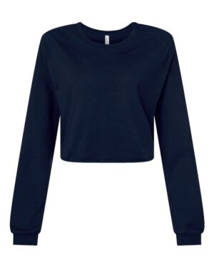 BELLA + CANVAS Women's FWD Fashion Crop Long Sleeve Tee - Image 37
