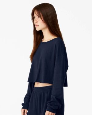 BELLA + CANVAS Women's FWD Fashion Crop Long Sleeve Tee - Image 41