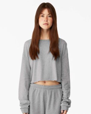 BELLA + CANVAS Women's FWD Fashion Crop Long Sleeve Tee - Image 4