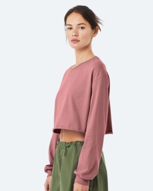 BELLA + CANVAS Women's FWD Fashion Crop Long Sleeve Tee - Image 29