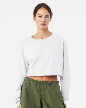 BELLA + CANVAS Women's FWD Fashion Crop Long Sleeve Tee - Image 46