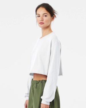 BELLA + CANVAS Women's FWD Fashion Crop Long Sleeve Tee - Image 47