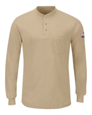 Bulwark Men's Tall Long Sleeve Henley - Image 1