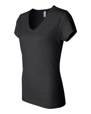 BELLA + CANVAS Women’s Jersey V-Neck Tee - Image 5