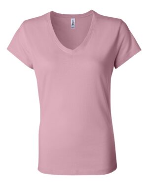 BELLA + CANVAS Women’s Jersey V-Neck Tee - Image 16