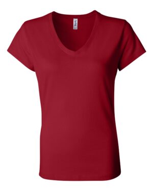 BELLA + CANVAS Women’s Jersey V-Neck Tee - Image 19