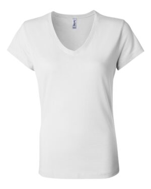 BELLA + CANVAS Women’s Jersey V-Neck Tee - Image 25