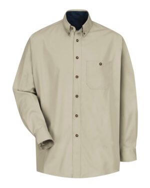 Red Kap Men's Cotton Contrast Dress Shirt - Image 3