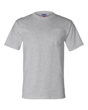 Bayside Unisex Union-Made Pocket T-Shirt - Image 7