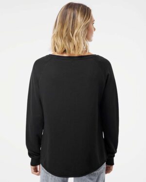 Independent Trading Co. Women's California Wave Wash Crewneck Sweatshirt - Image 6