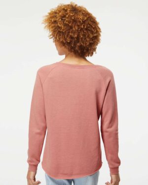 Independent Trading Co. Women's California Wave Wash Crewneck Sweatshirt - Image 24