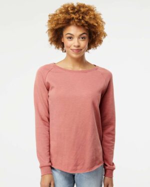 Independent Trading Co. Women's California Wave Wash Crewneck Sweatshirt - Image 22