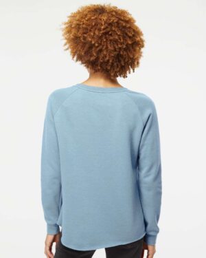 Independent Trading Co. Women's California Wave Wash Crewneck Sweatshirt - Image 30