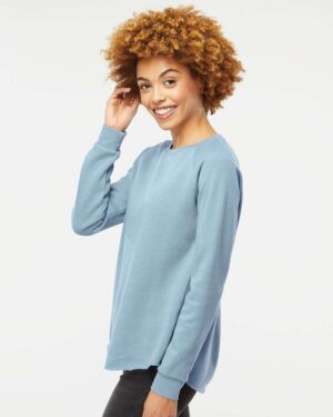 Independent Trading Co. Women's California Wave Wash Crewneck Sweatshirt - Image 29