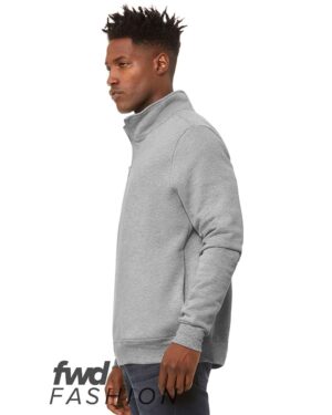 BELLA + CANVAS Unisex FWD Fashion Quarter-Zip Sweatshirt - Image 3