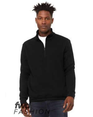 BELLA + CANVAS Unisex FWD Fashion Quarter-Zip Sweatshirt - Image 4