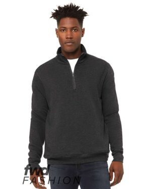 BELLA + CANVAS Unisex FWD Fashion Quarter-Zip Sweatshirt - Image 7