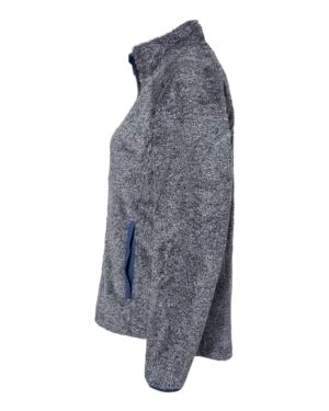 J. America Women's Boundary Shag Frosty Sherpa Full-Zip - Image 9
