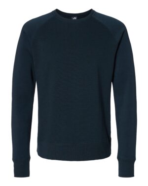 J. America Men's Ripple Fleece Raglan Crewneck Sweatshirt - Image 7