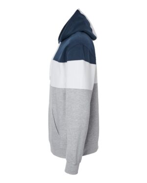 J. America Men's Varsity Fleece Colorblocked Hooded Sweatshirt - Image 21