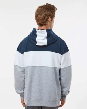 J. America Men's Varsity Fleece Colorblocked Hooded Sweatshirt - Image 24