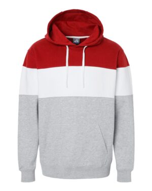 J. America Men's Varsity Fleece Colorblocked Hooded Sweatshirt - Image 31