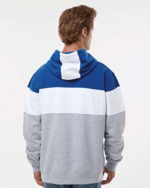 J. America Men's Varsity Fleece Colorblocked Hooded Sweatshirt - Image 42
