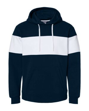 J. America Men's Varsity Fleece Colorblocked Hooded Sweatshirt - Image 13