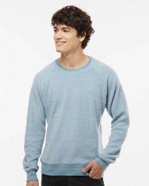 J. America Unisex Flip Side Fleece Crewneck Sweatshirt - Image 4