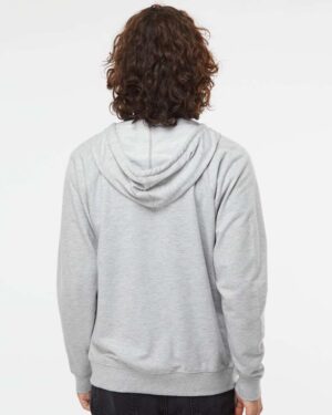 Independent Trading Co. Unisex Icon Lightweight Loopback Terry Full-Zip Hooded Sweatshirt - Image 6