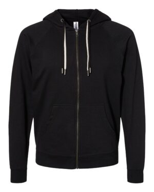 Independent Trading Co. Unisex Icon Lightweight Loopback Terry Full-Zip Hooded Sweatshirt - Image 7