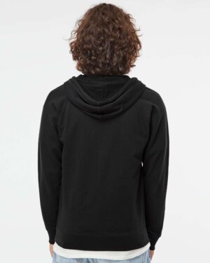 Independent Trading Co. Unisex Icon Lightweight Loopback Terry Full-Zip Hooded Sweatshirt - Image 12