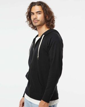 Independent Trading Co. Unisex Icon Lightweight Loopback Terry Full-Zip Hooded Sweatshirt - Image 11