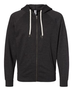 Independent Trading Co. Unisex Icon Lightweight Loopback Terry Full-Zip Hooded Sweatshirt - Image 19