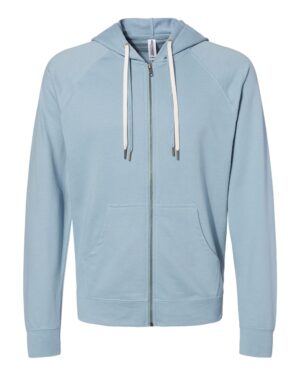 Independent Trading Co. Unisex Icon Lightweight Loopback Terry Full-Zip Hooded Sweatshirt - Image 34