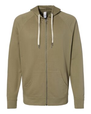 Independent Trading Co. Unisex Icon Lightweight Loopback Terry Full-Zip Hooded Sweatshirt - Image 40